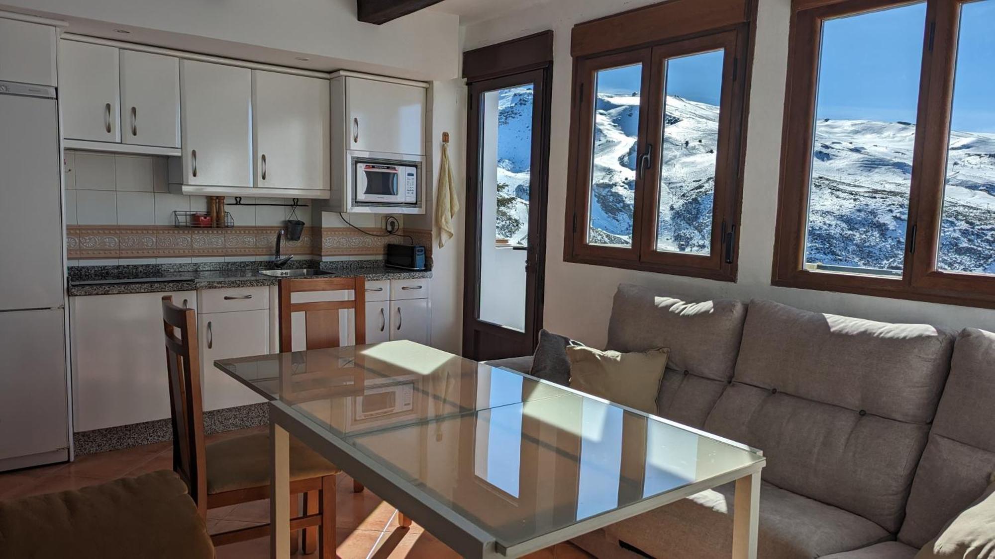 Apartamento Nievesol Con 2 Parking Y Wifi Lägenhet Sierra Nevada Exteriör bild